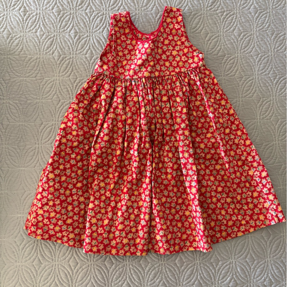Strasburg gingerbread man Christmas dress